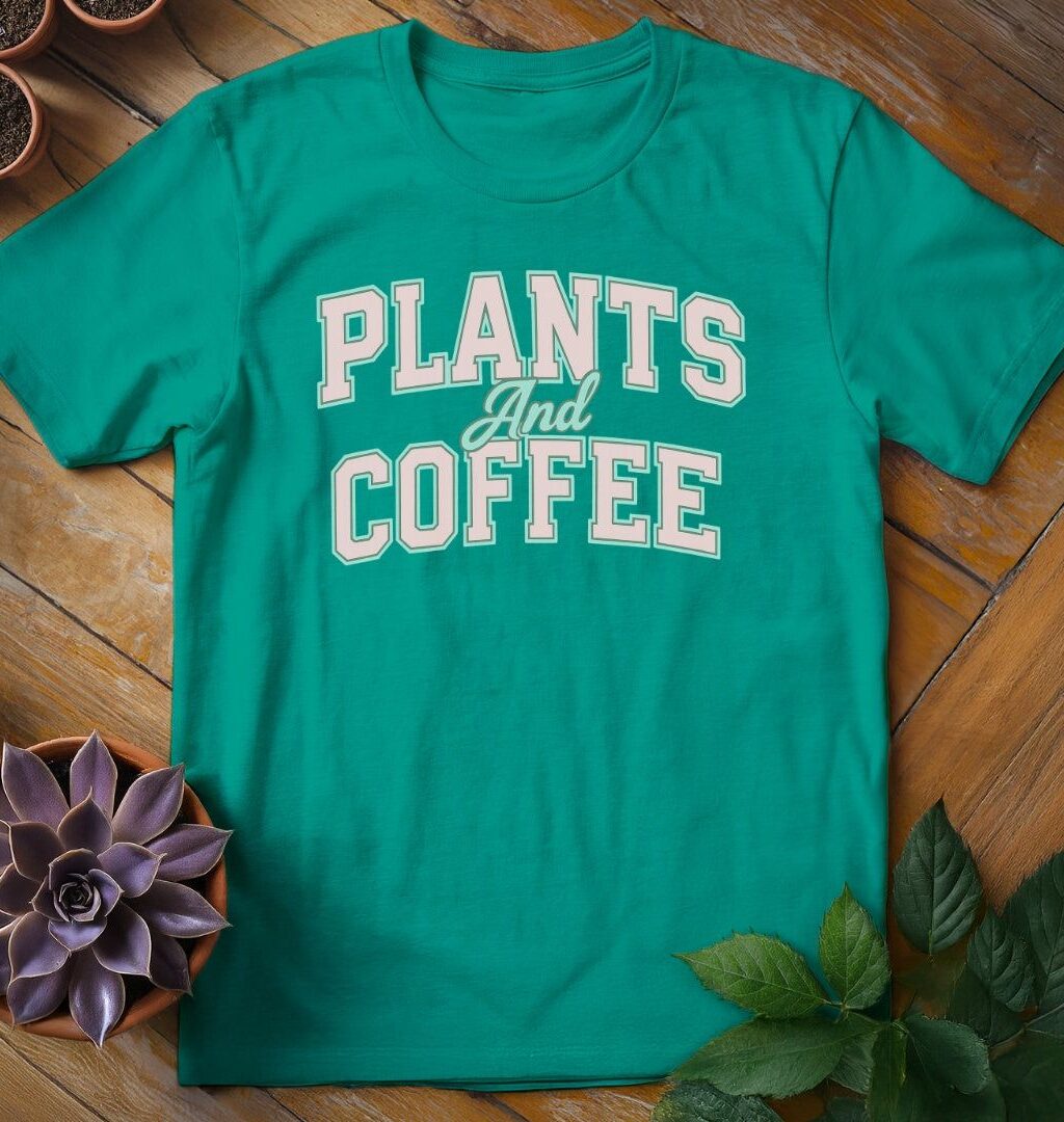 Alternative view of Plants and Coffee Tee