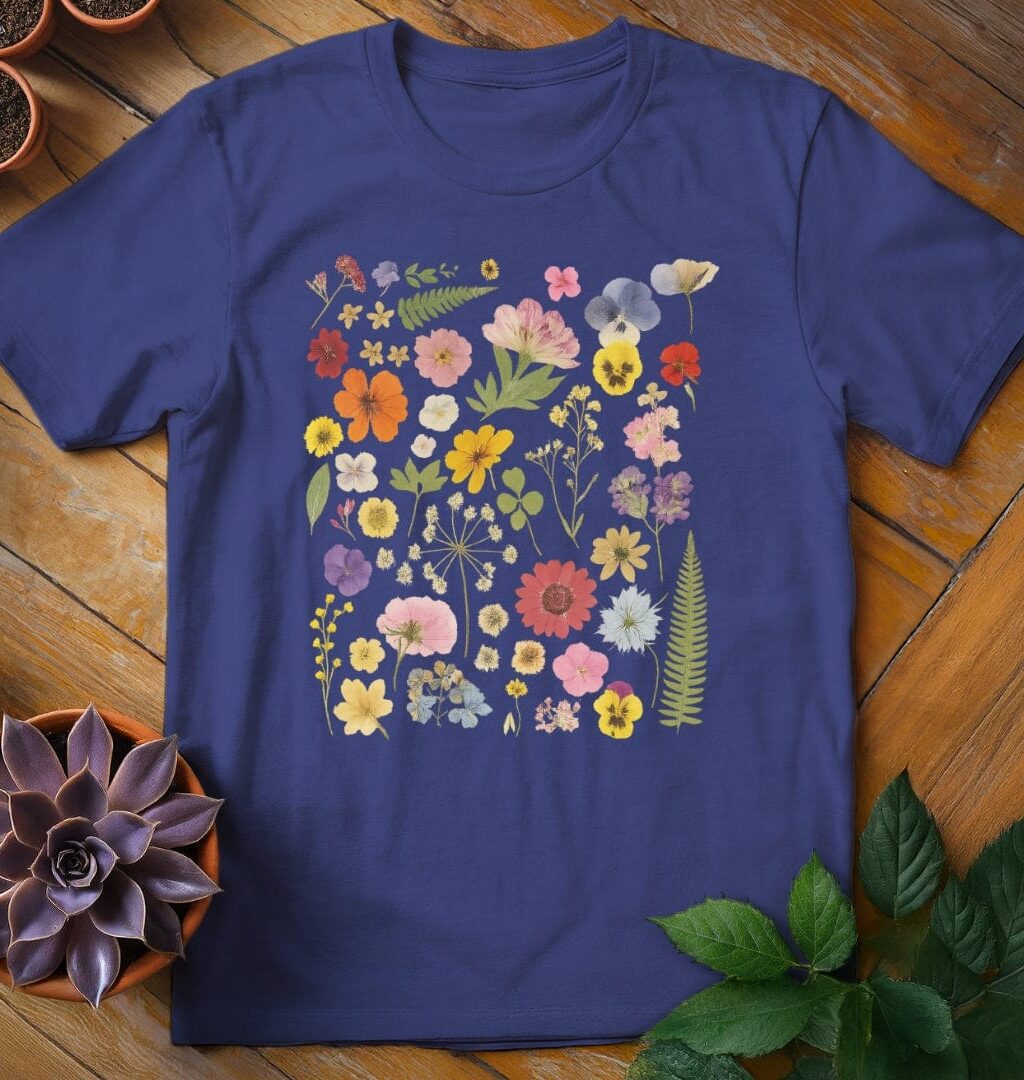 Alternative view of Pressed Flowers Tee