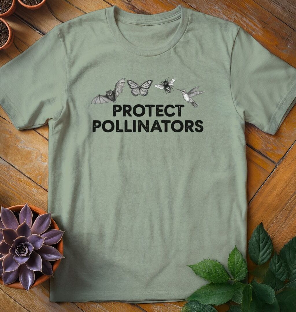 Alternative view of Protect Pollinators Tee