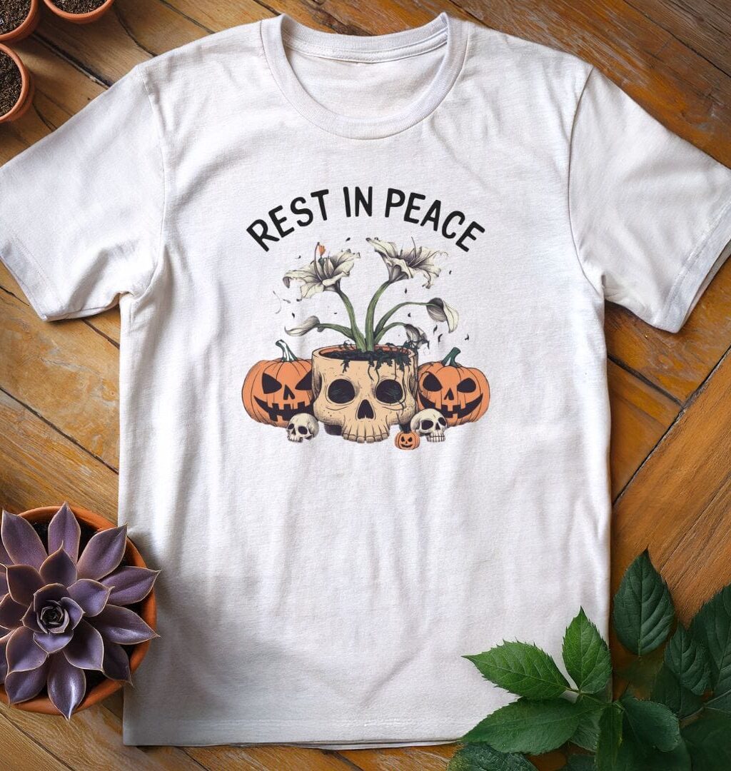 Alternative view of Rest in Peace Lily Tee