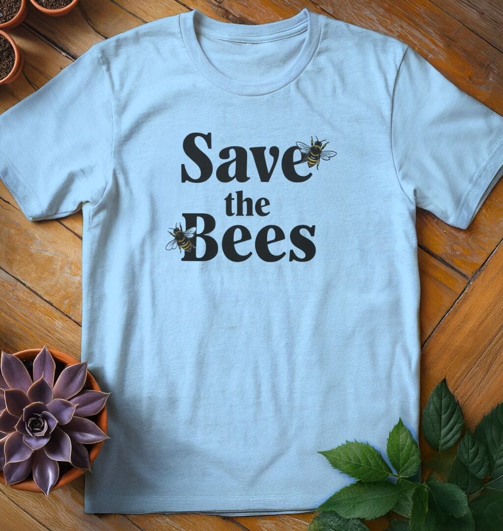 Alternative view of Save the Bees Tee
