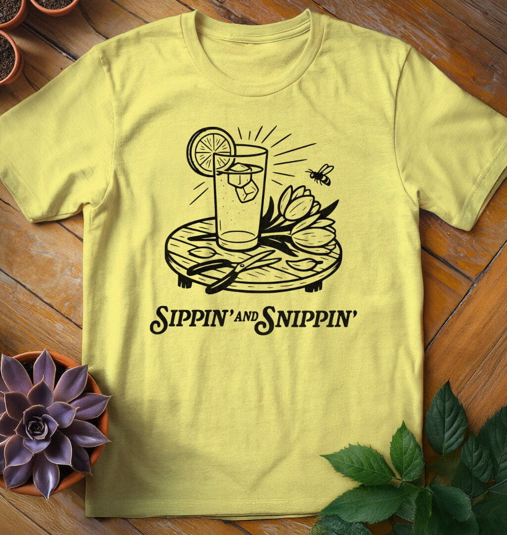 Alternative view of Sippin' and Snippin' Tee