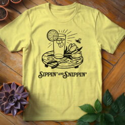 Alternative view of Sippin' and Snippin' Tee