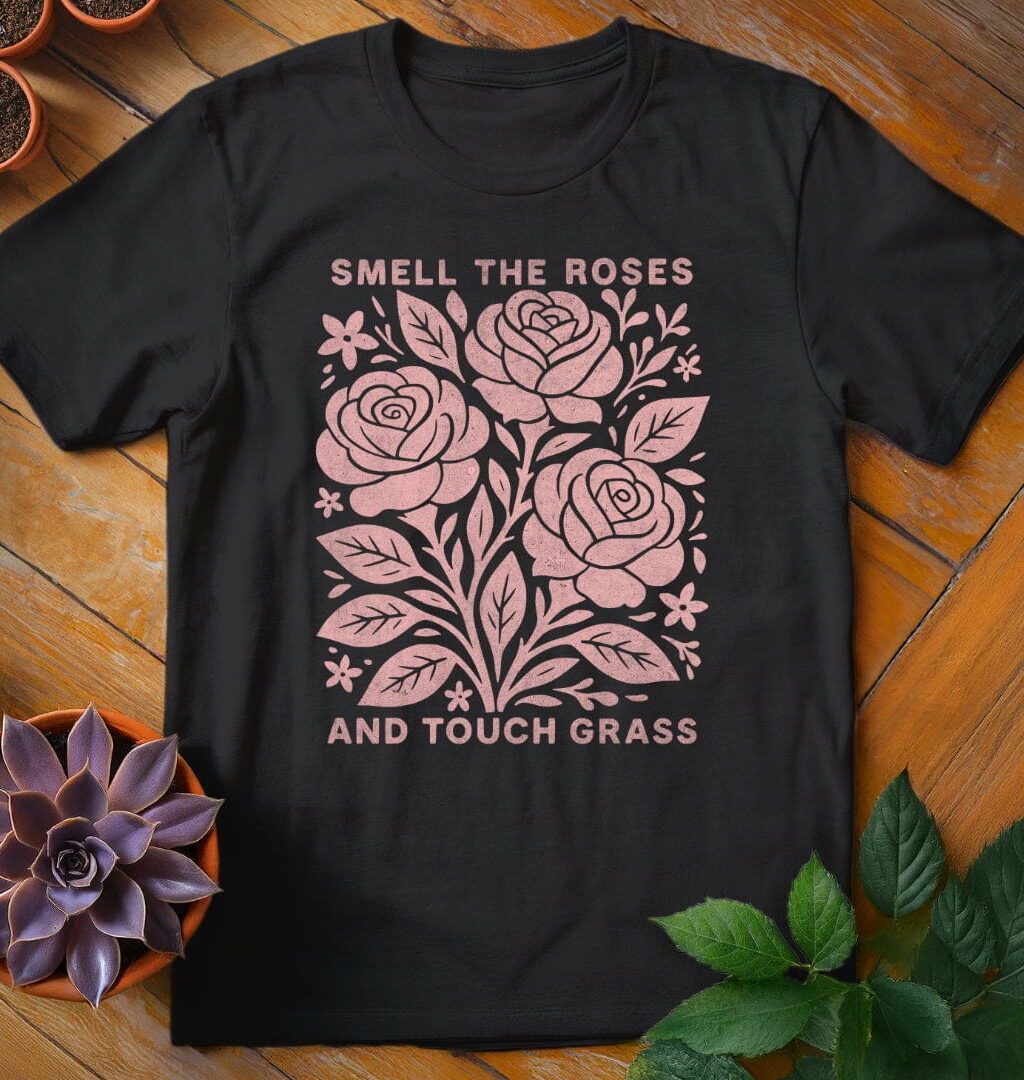Alternative view of Smell the Roses Tee
