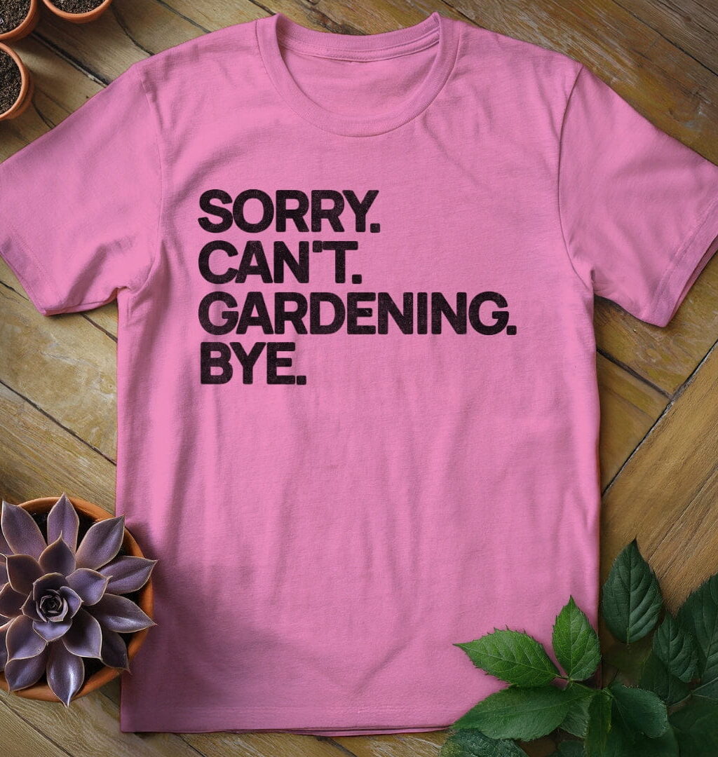 Alternative view of Sorry. Can't. Tee