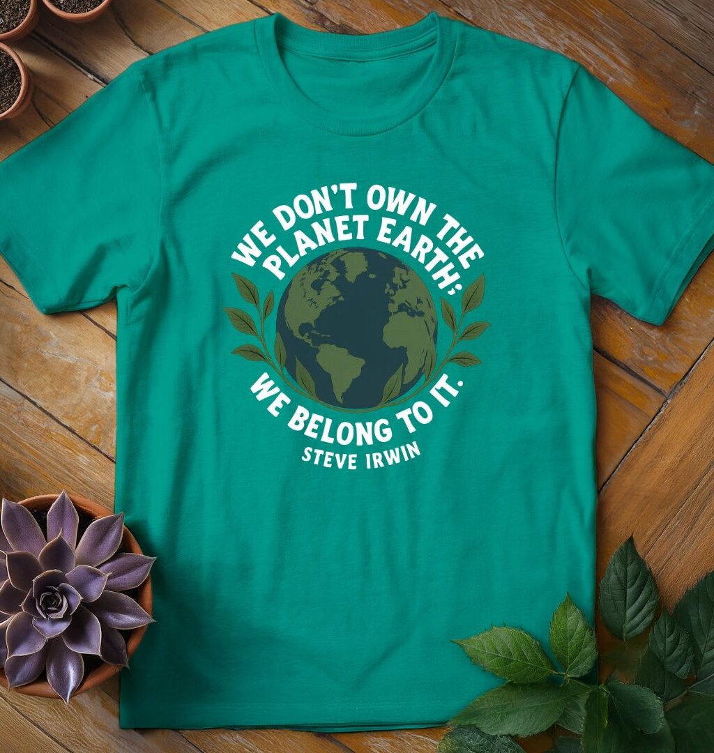 Alternative view of Steve Irwin Quote Tee