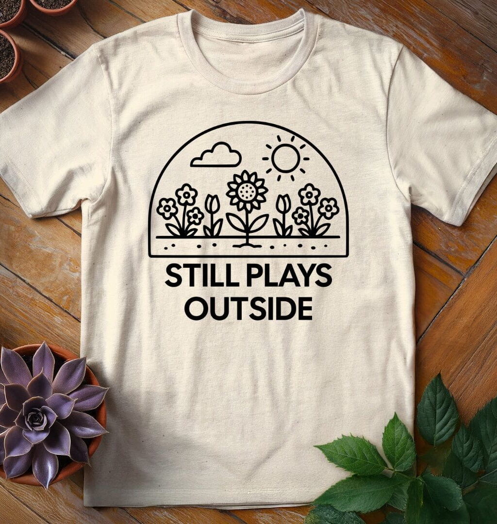 Alternative view of Still Plays Outside Tee