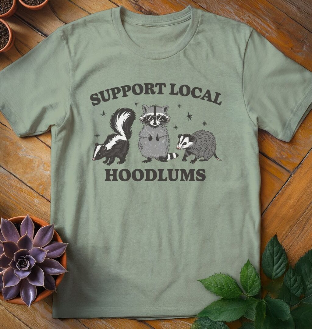 Alternative view of Support Local Hoodlums Tee