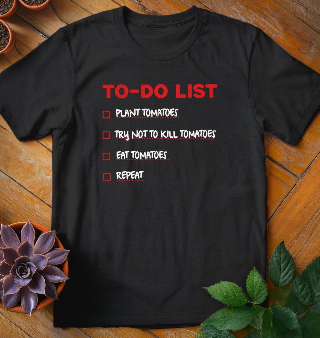 Alternative view of Tomato To Do List Tee