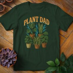 Alternative view of Vintage Plant Dad Tee