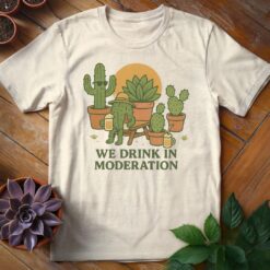 We Drink in Moderation Tee