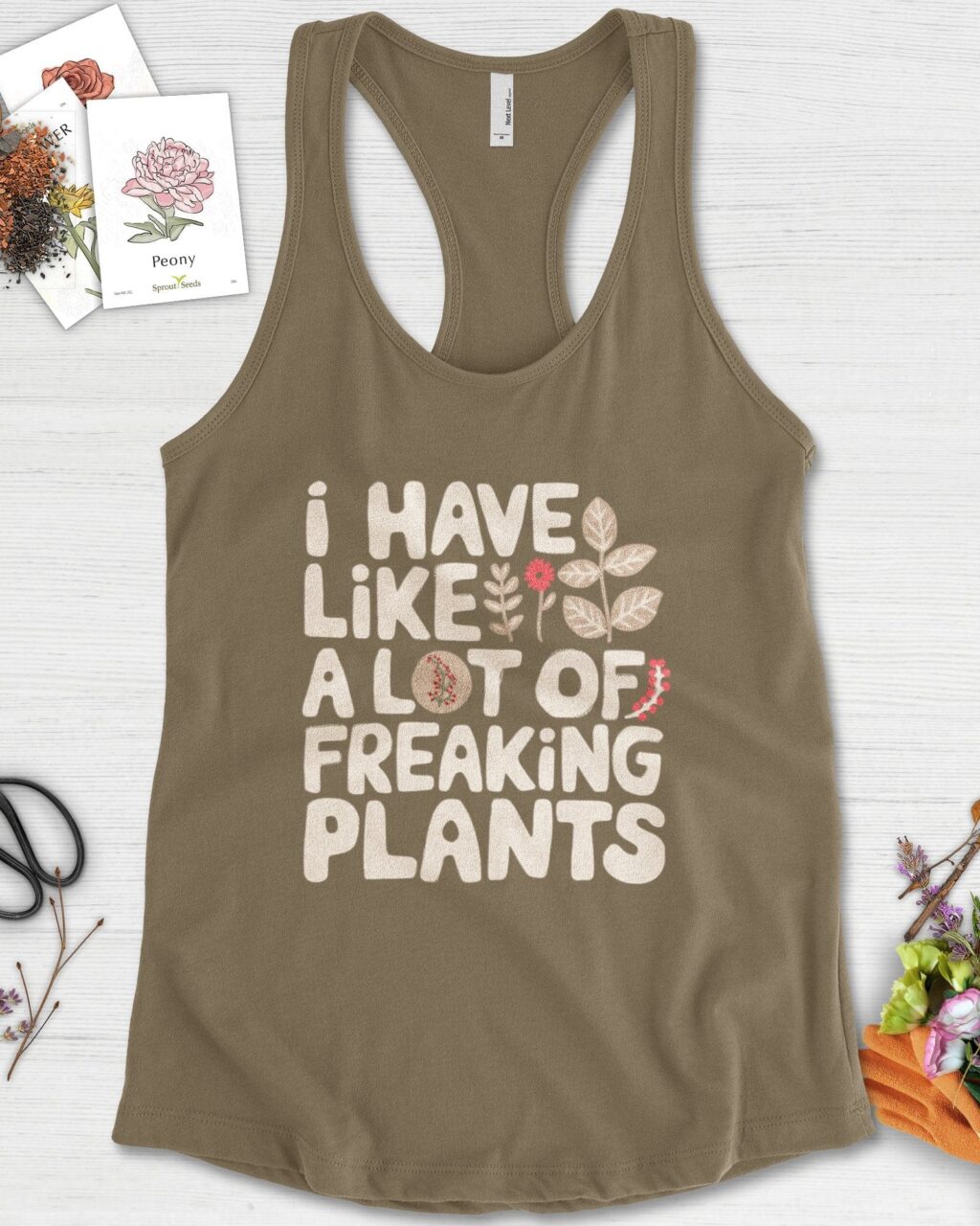A Lot of Freaking Plants Racerback