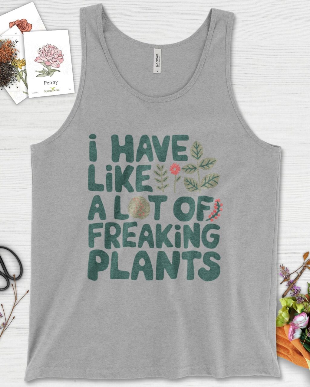 Alternative view of A Lot of Freaking Plants Tank Top