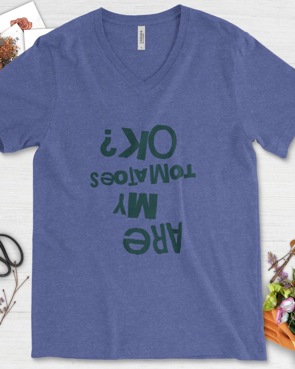 Alternative view of Are My Tomatoes OK V-Neck