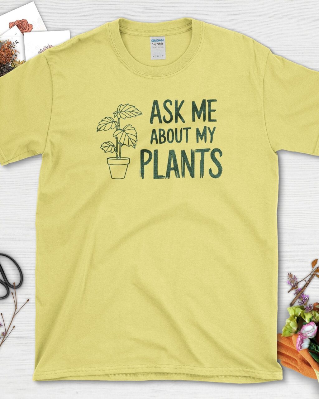 Alternative view of Ask Me About My Plants T-Shirt