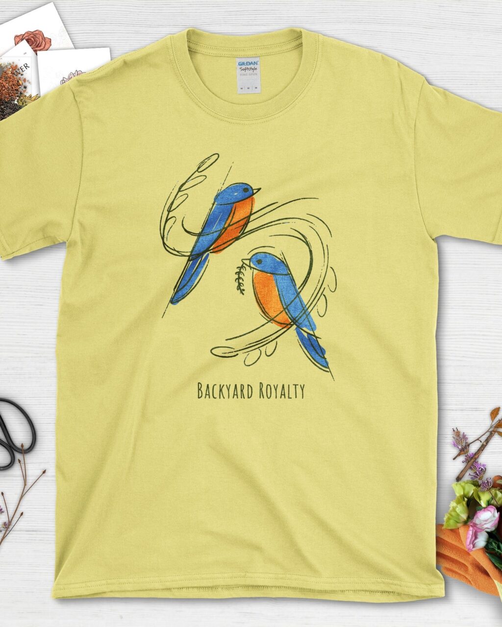 Alternative view of Backyard Royalty Bird T-Shirt