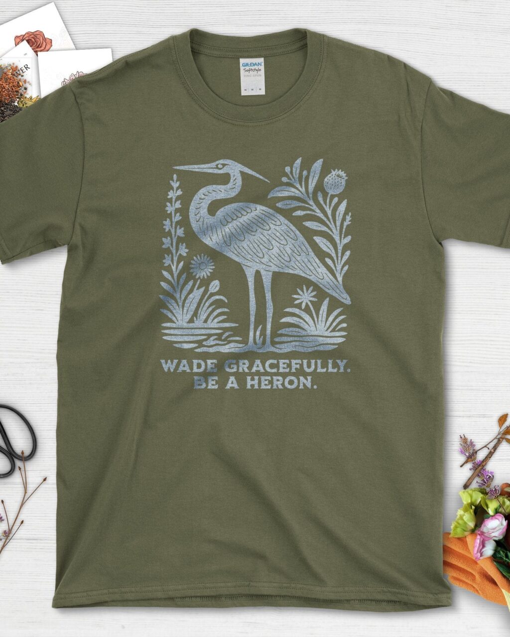Alternative view of Be a Heron T-Shirt