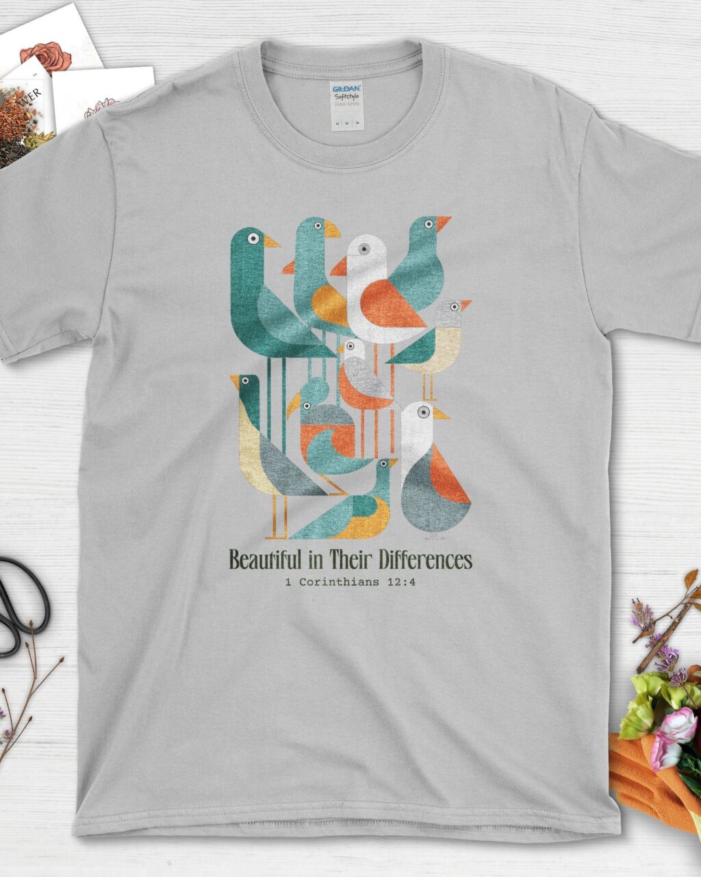 Alternative view of Beautiful in Their Differences T-Shirt