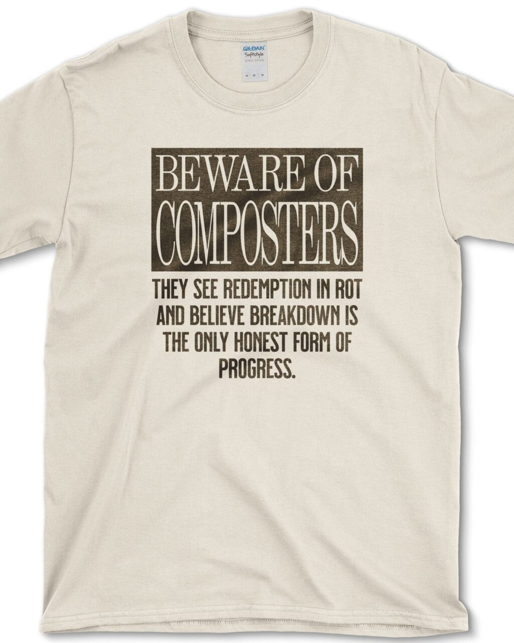 Alternative view of Beware of Composters T-Shirt