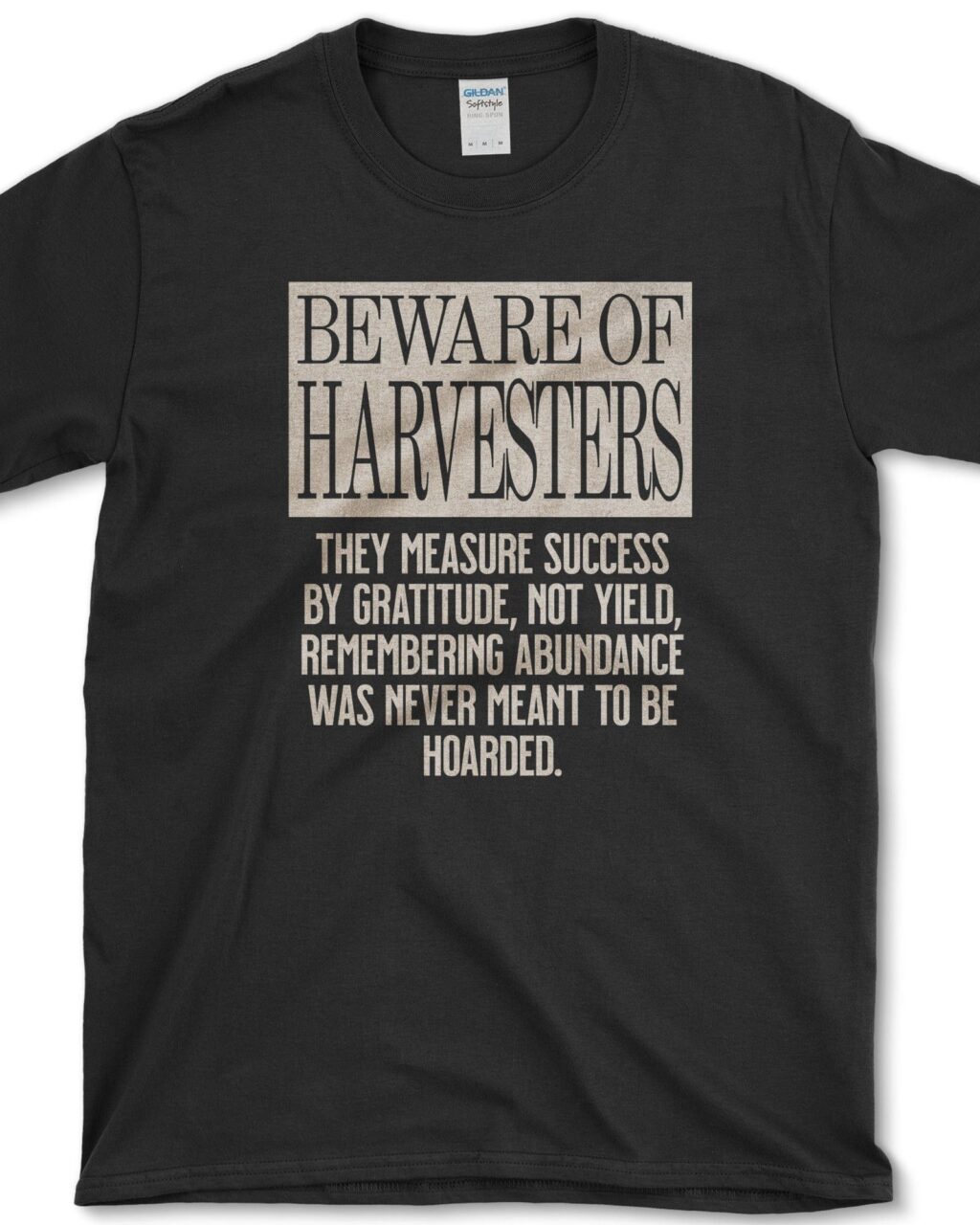 Alternative view of Beware of Harvesters T-Shirt