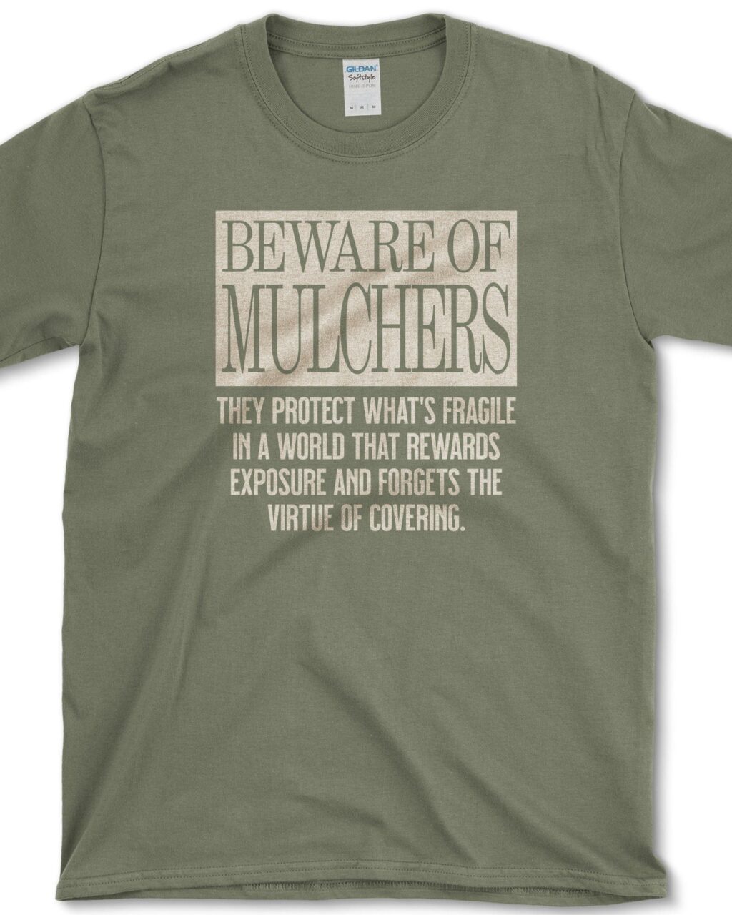 Alternative view of Beware of Mulchers T-Shirt