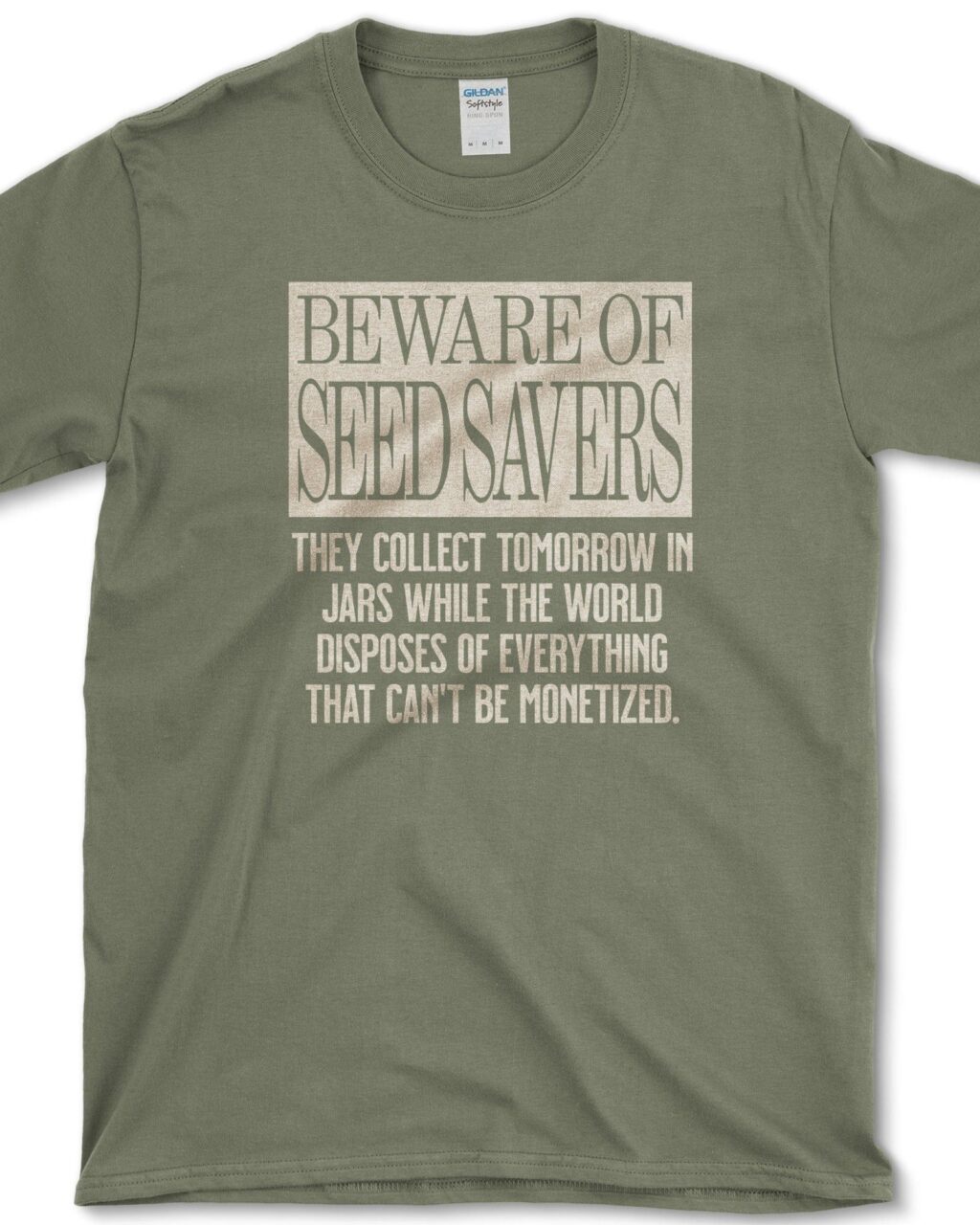 Alternative view of Beware of Seed Savers T-Shirt