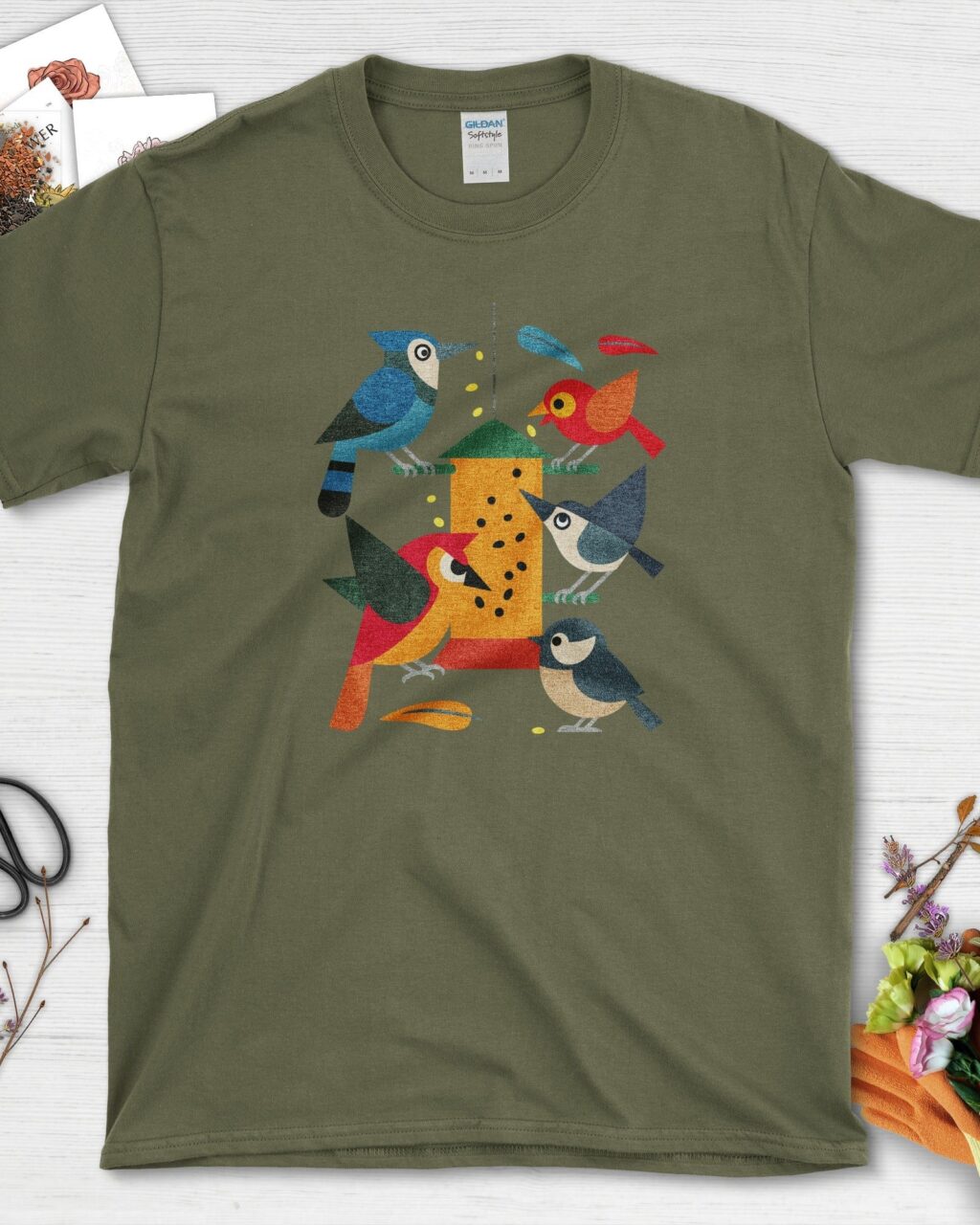 Bird Feeder Frenzy T-Shirt