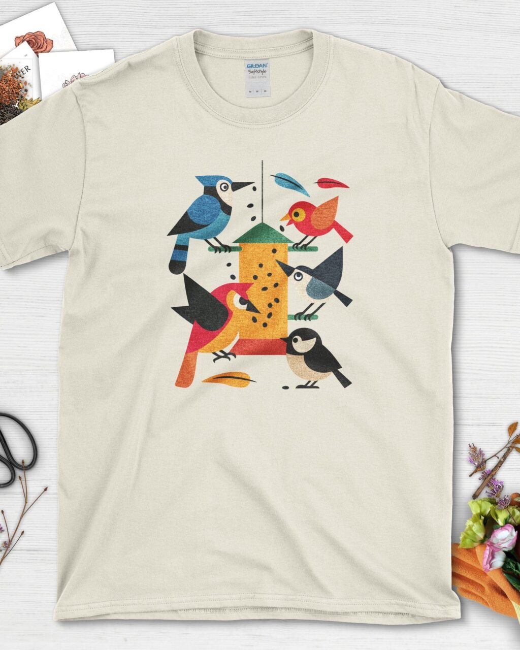 Alternative view of Bird Feeder Frenzy T-Shirt