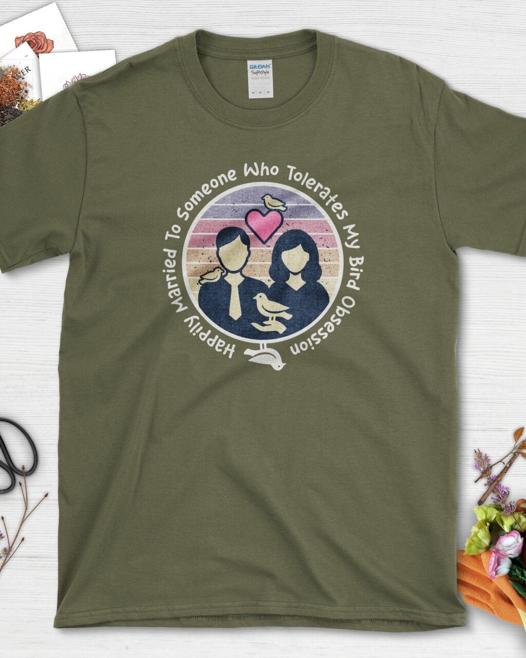 Bird Obsession Marriage T-Shirt