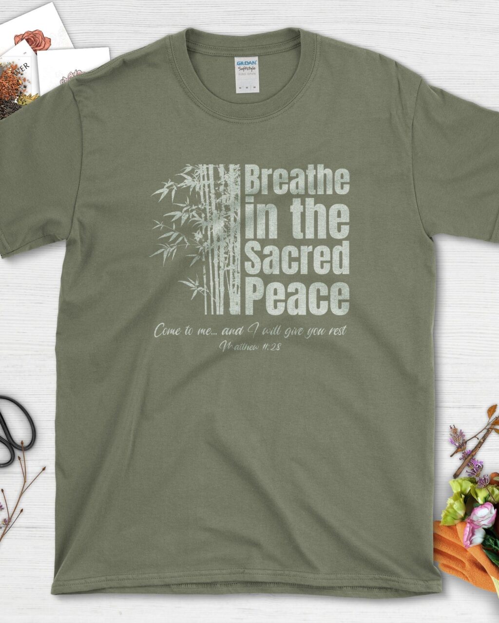 Alternative view of Breathe in the Sacred Peace T-Shirt