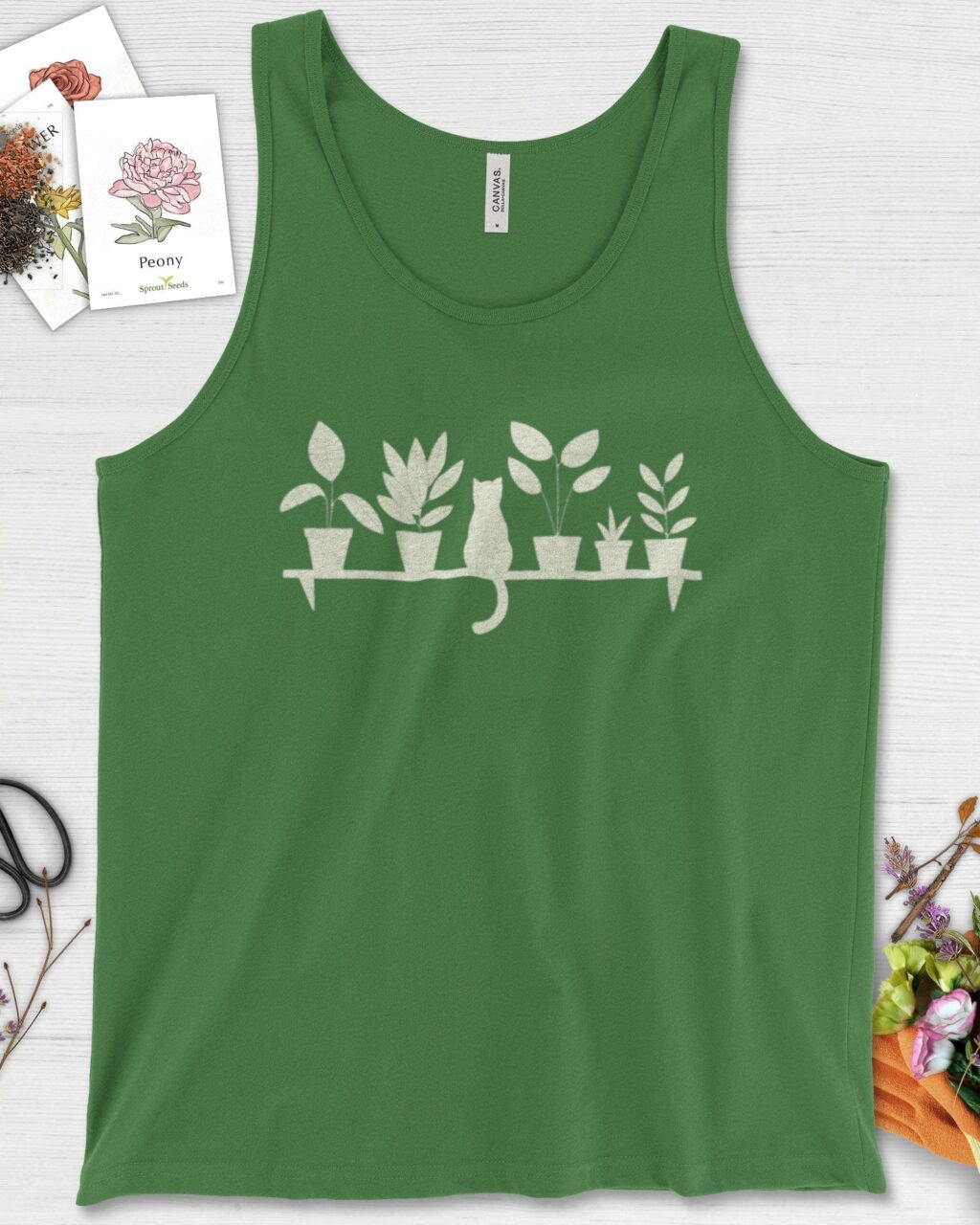 Cat Among Houseplants Tank Top