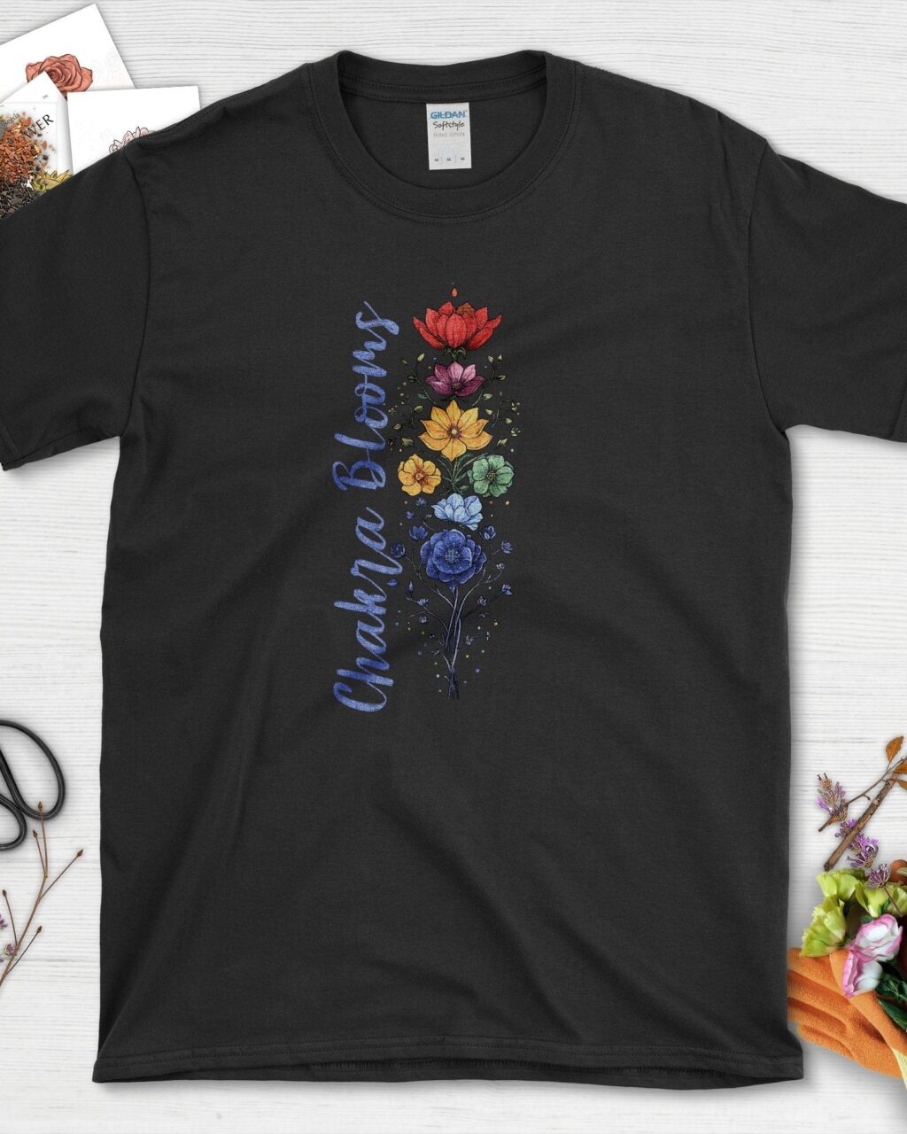 Alternative view of Chakra Blooms T-Shirt