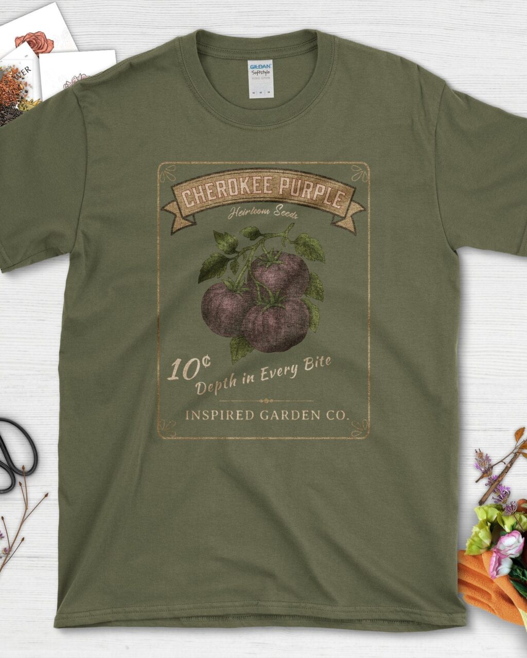 Cherokee Purple Heirloom Seeds T-Shirt