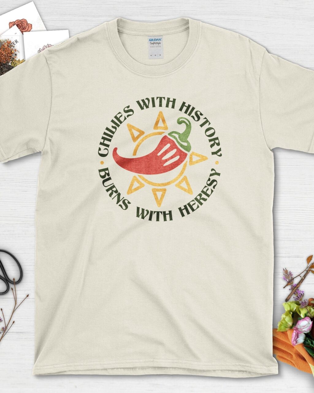 Alternative view of Chili With History T-Shirt