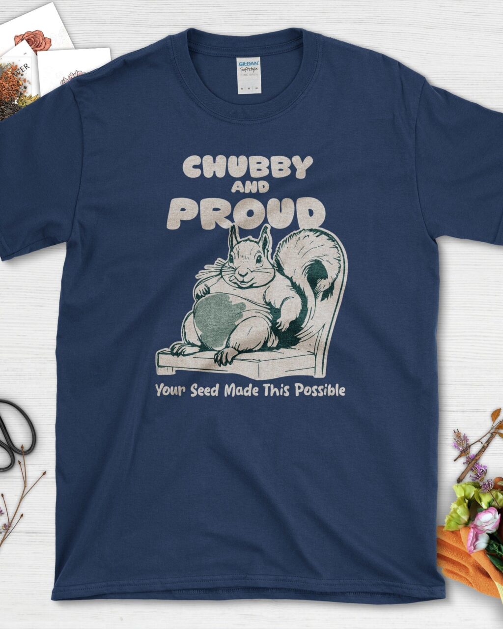 Chubby Proud Squirrel T-Shirt