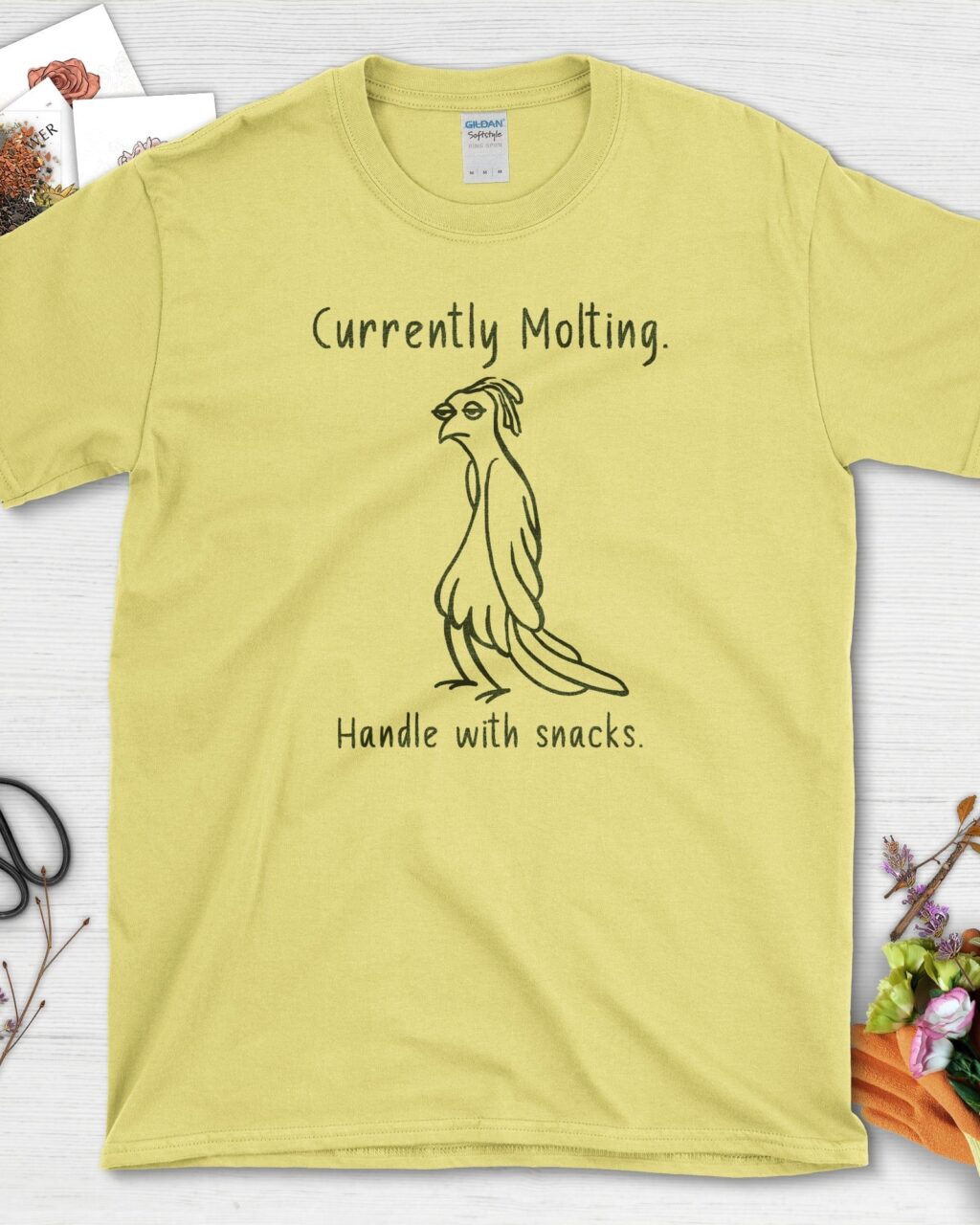 Alternative view of Currently Molting T-Shirt