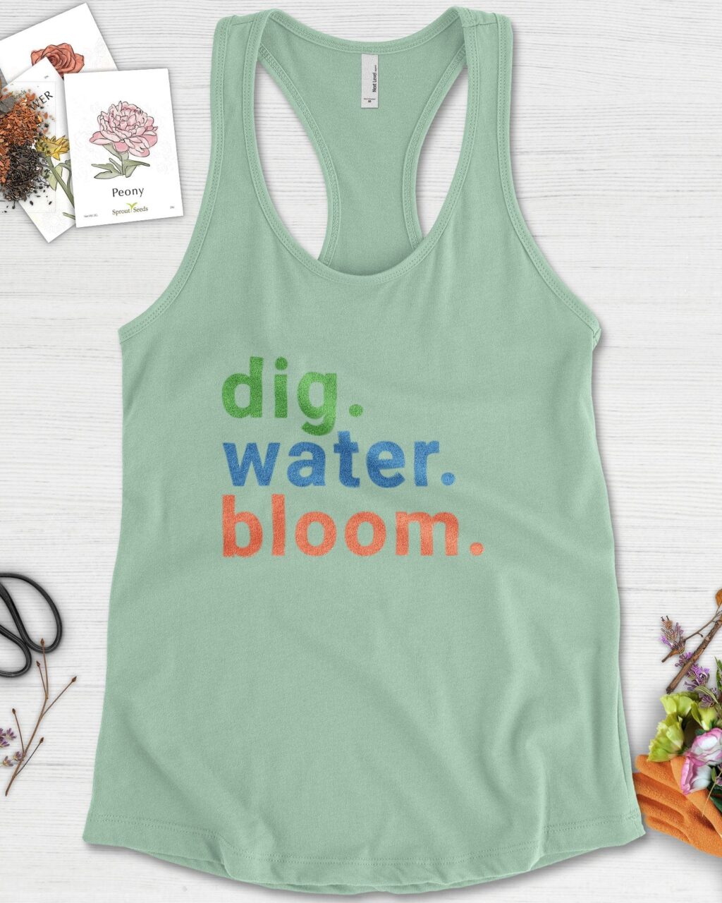 Dig Water Bloom Racerback