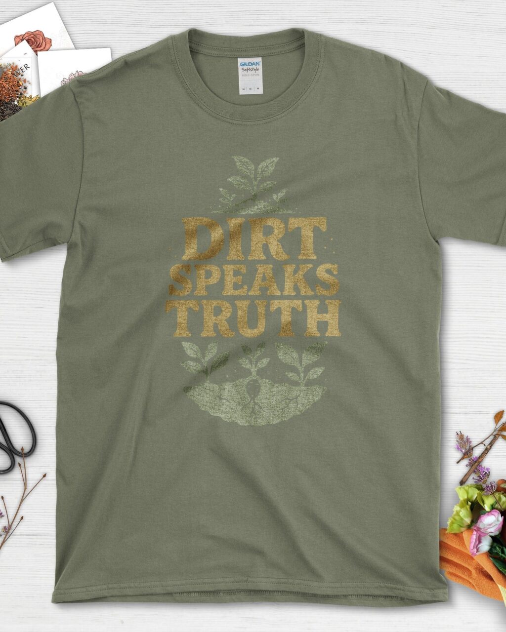Alternative view of Dirt Speaks Truth T-Shirt