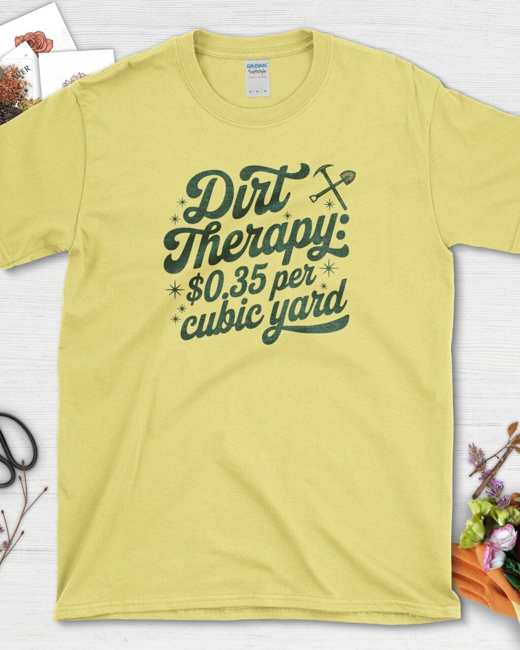 Alternative view of Dirt Therapy $0.35 / Yard T-Shirt