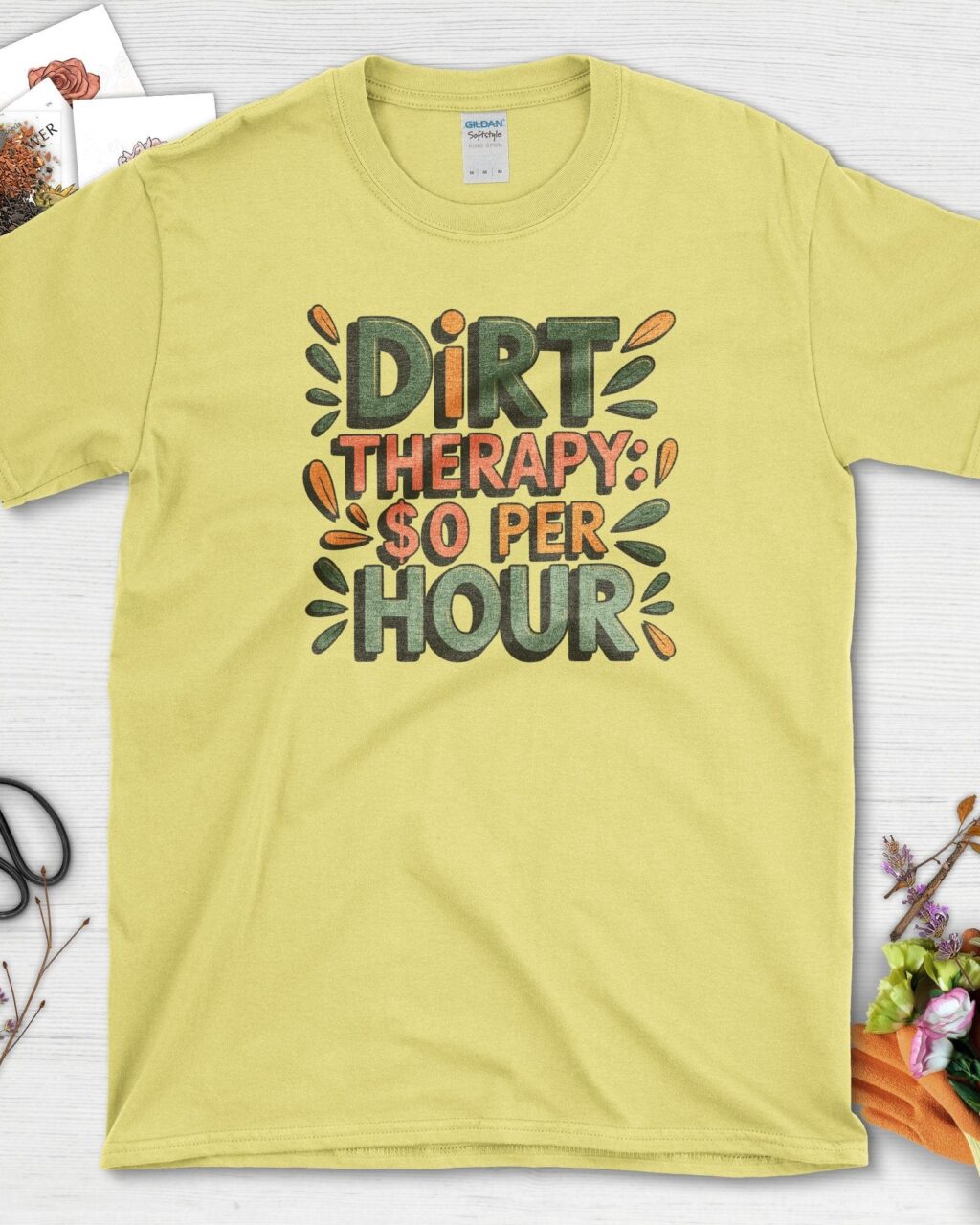Alternative view of Dirt Therapy $0 / Hour T-Shirt