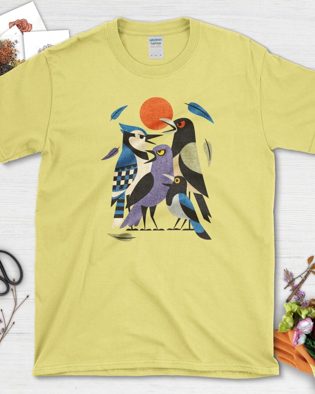 Alternative view of Drama Birds T-Shirt