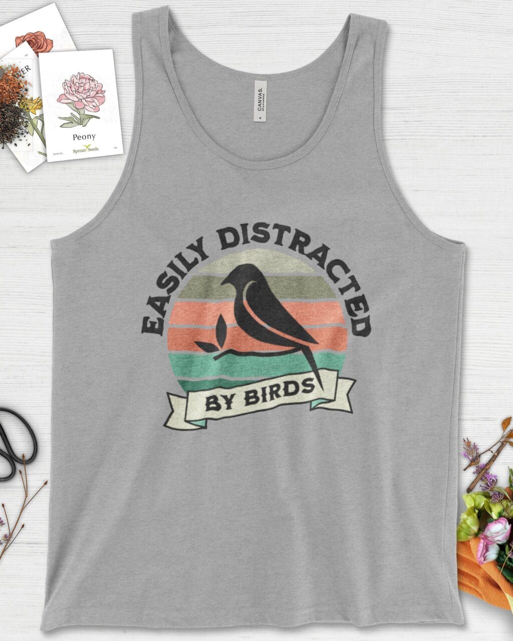 Easily Distracted By Birds Tank Top