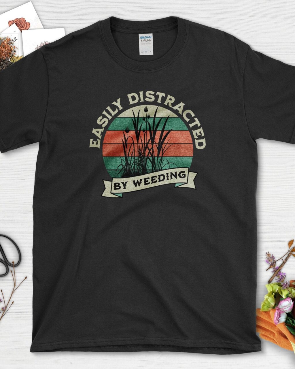 Alternative view of Easily Distracted By Weeding T-Shirt