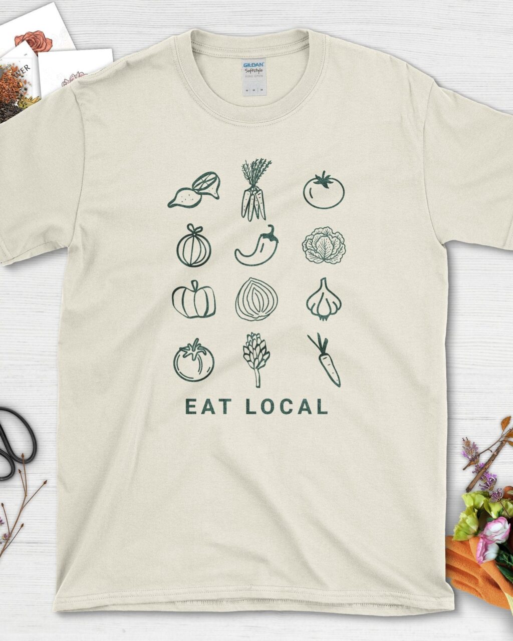 Alternative view of Eat Local Graphic T-Shirt