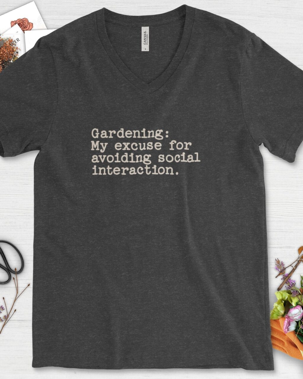 Alternative view of Excuse to Avoid Social Interaction V-Neck