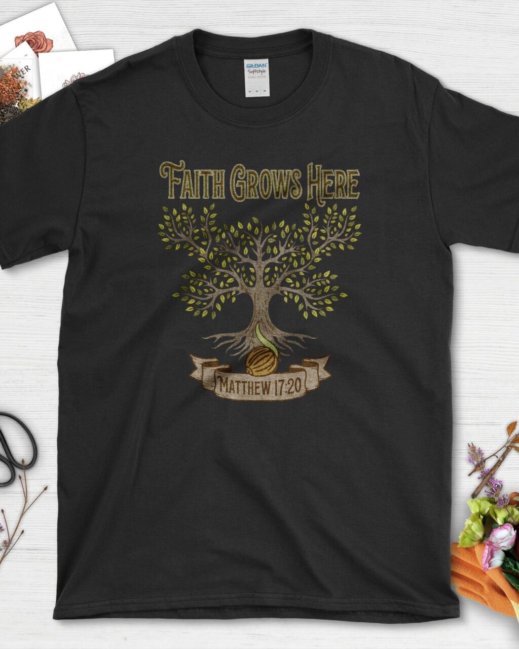 Alternative view of Faith Grows Here T-Shirt