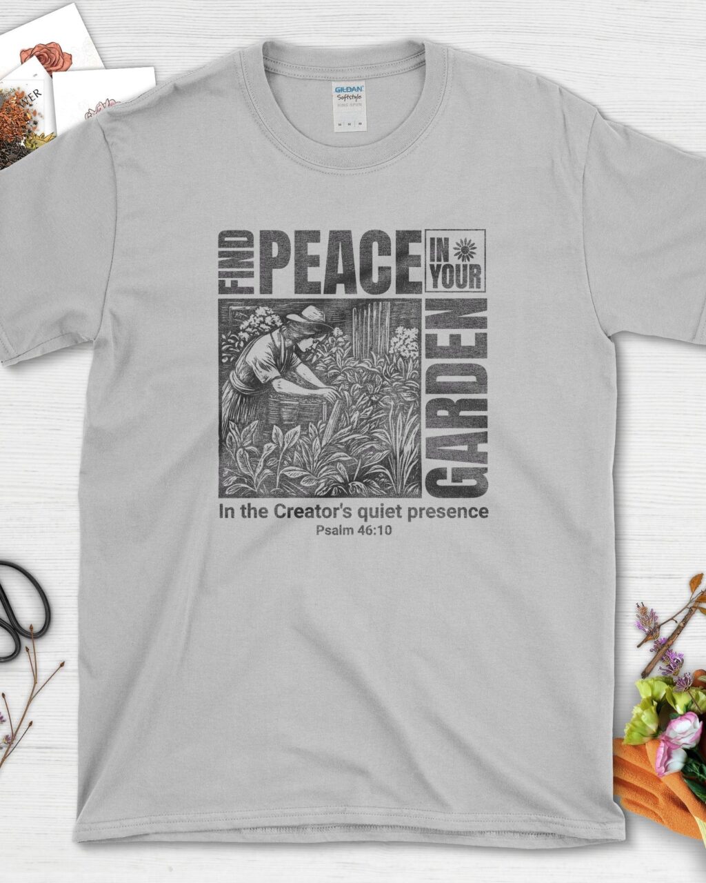 Alternative view of Find Peace in Your Garden T-Shirt