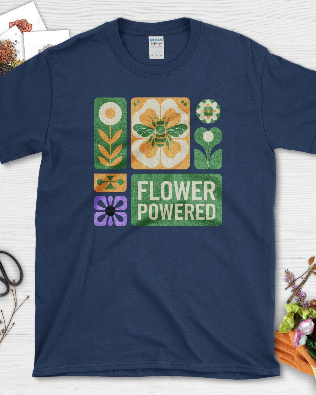 Flower Powered Bee T-Shirt