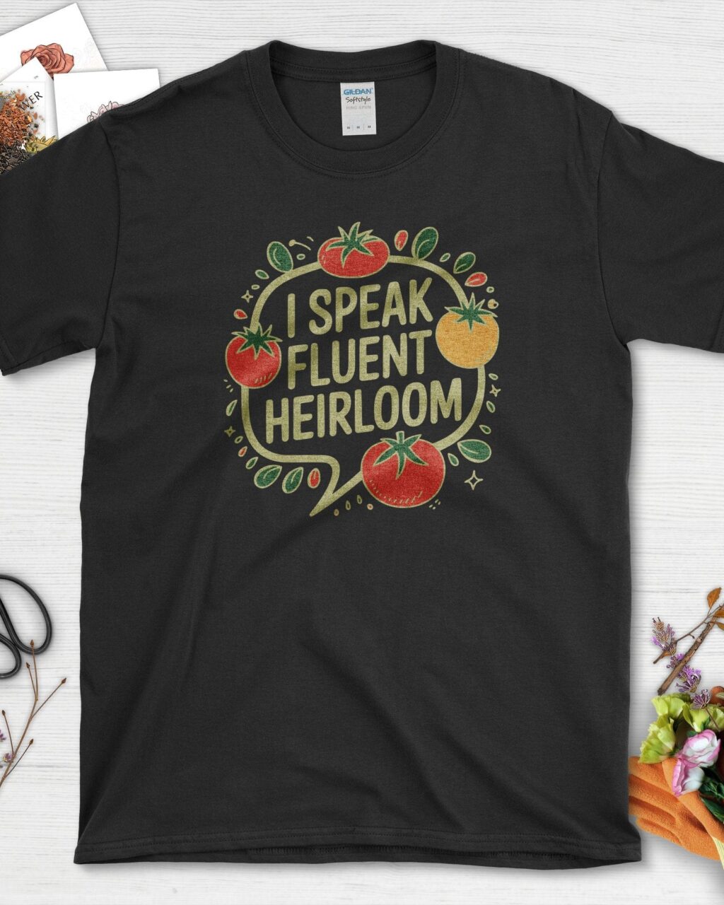 Alternative view of Fluent In Heirloom Gardener T-Shirt
