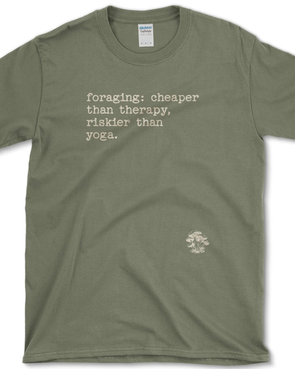 Alternative view of Foraging Cheaper Than Therapy T-Shirt